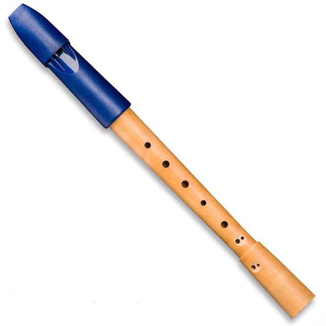 Mollenhauer Descant / Soprano Prima Recorder 1054 Blue Head