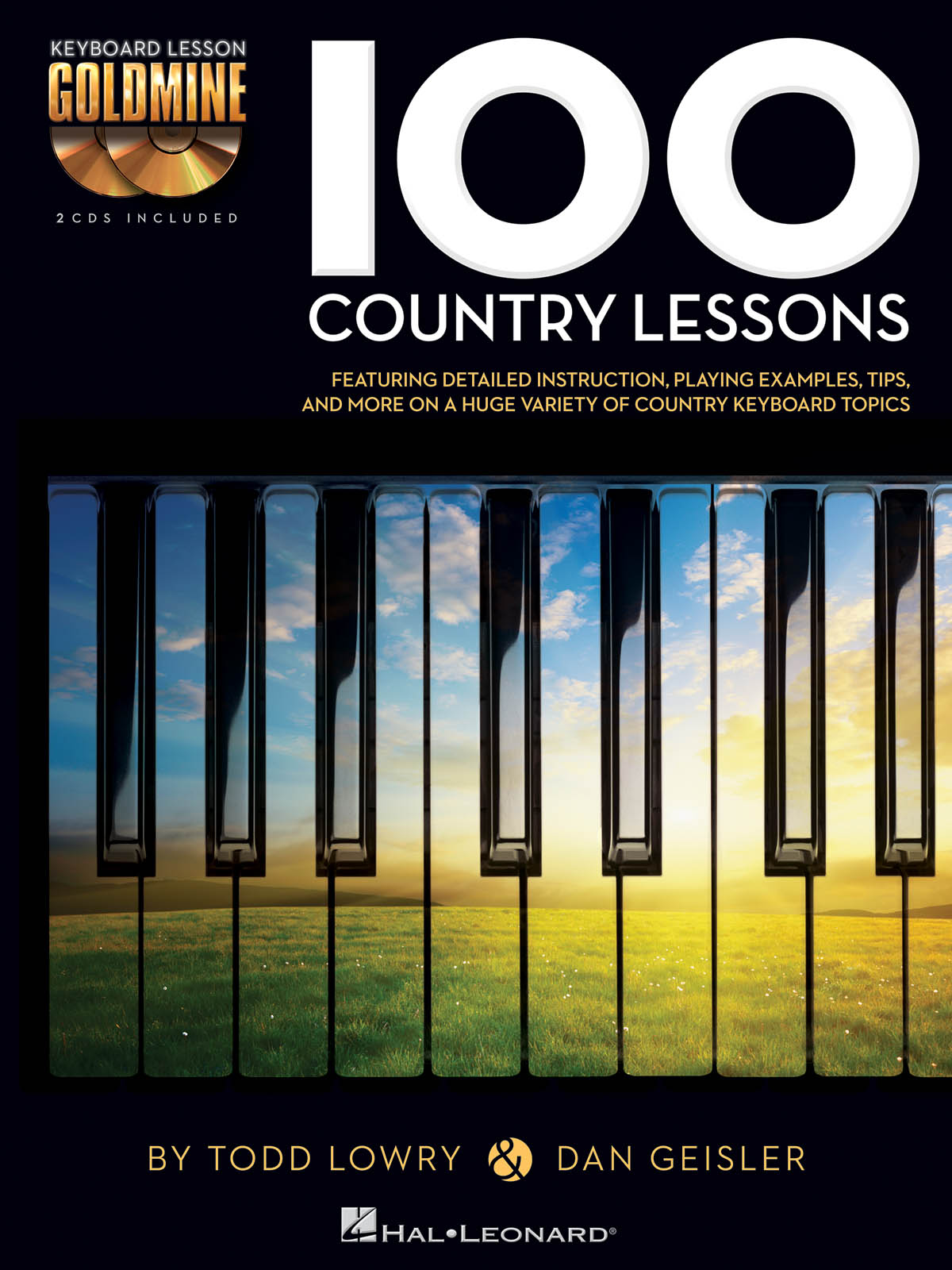 100 Country Lessons Goldmine Keyboard