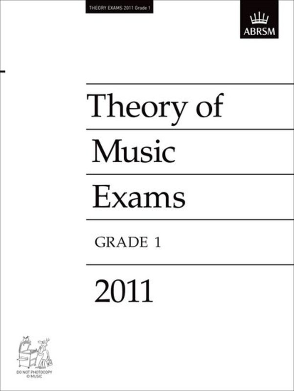 A B Theory Of Music Paper Gr 1 2011