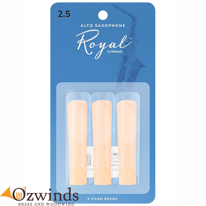 Rico Royal Alto Sax Reeds (Pack of 3)