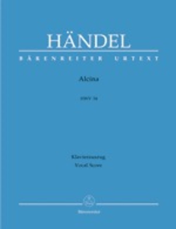 Alcina Hwv 34 Vocal Score