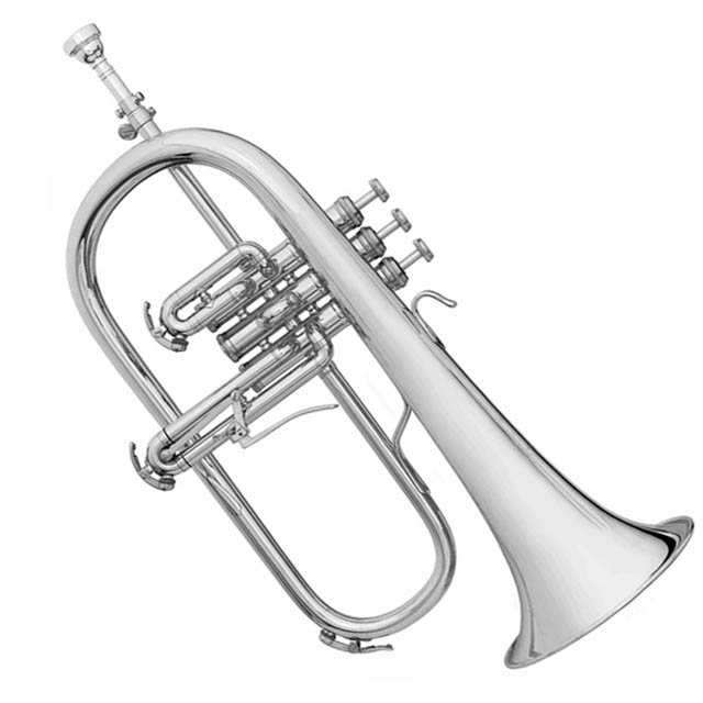 B&S Challenger I Flugelhorn (Silver Plate Finish)