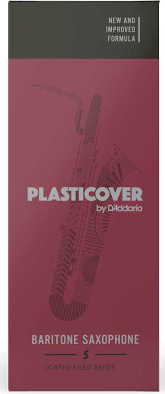 Plasticover Baritone Sax Reeds by D\'Addario - Box of 5