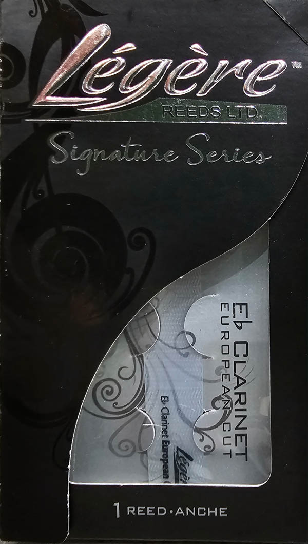 Legere Signature E-flat Clarinet Reed #2 3/4 in old packaging.