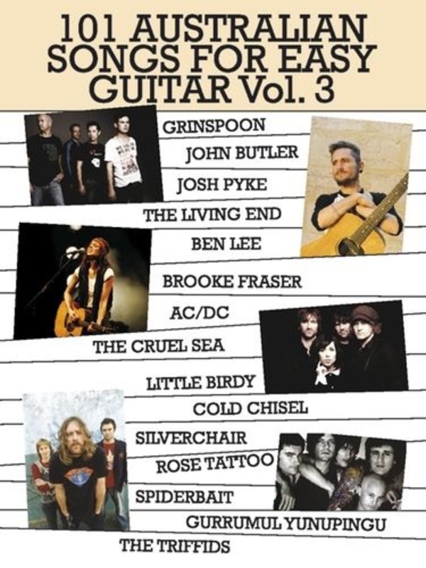 101 AUSTRALIAN SONGS FOR EASY GUITAR VOL 3