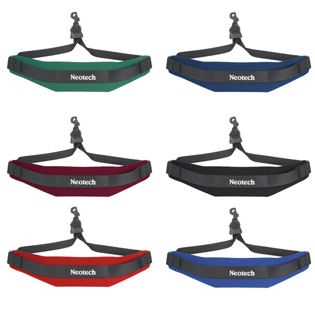 Neotech Soft Sax Strap Regular Size - Swivel Hook (Various Colours)