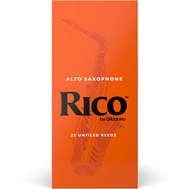 Rico Alto Saxophone Reeds by D\'Addario (Box of 25)