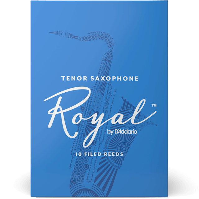 Rico Royal Tenor Saxophone Reeds by D\'Addario - Box of 10