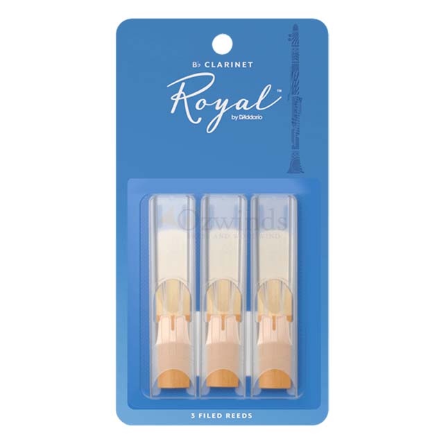 Rico Royal Clarinet Reeds (Pack of 3)