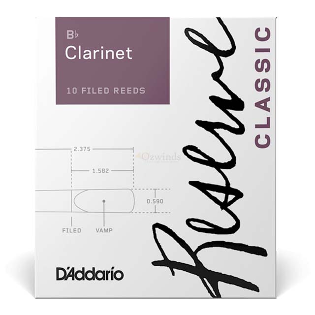 D'Addario Reserve Classic Clarinet Reeds (Box of 10)