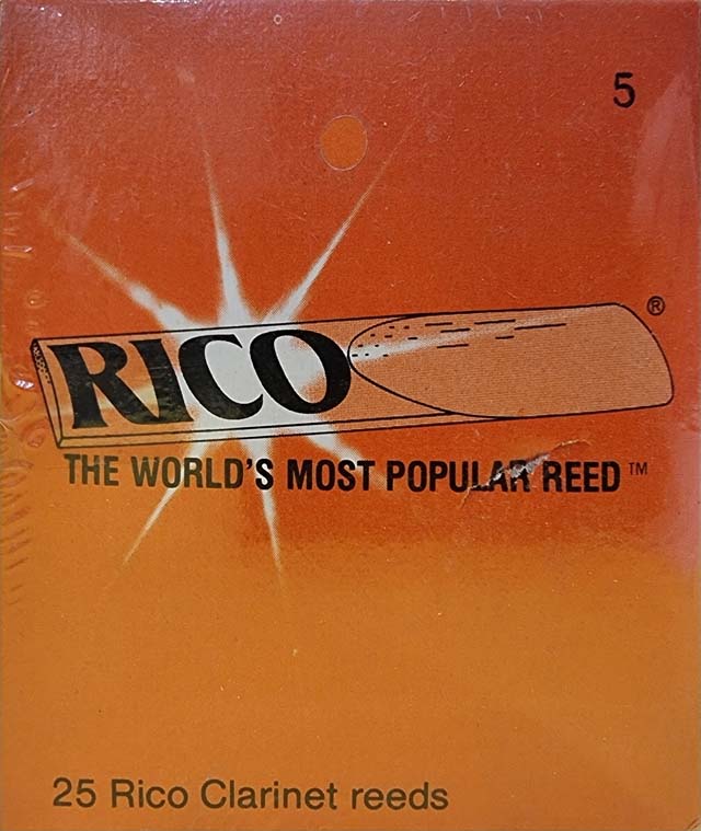 25 Rico Clarinet Reeds Strength #5 (Old Stock)