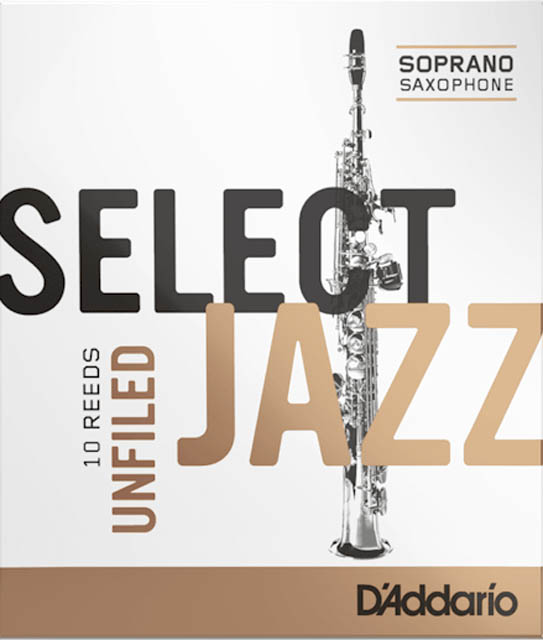 D\'Addario Select Jazz Soprano Saxophone Reeds (UnFiled)