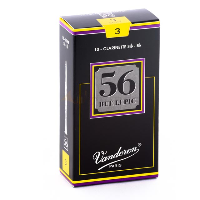 Vandoren 56 Rue Lepic Clarinet Reeds (Box of 10)