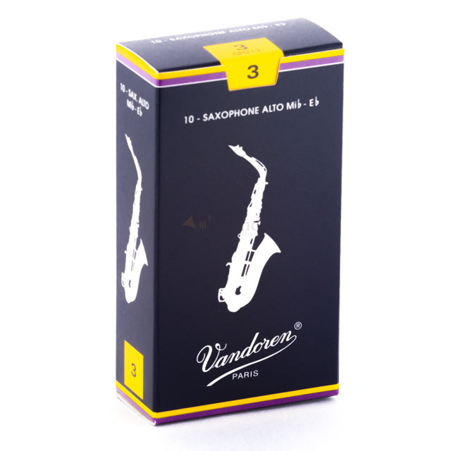 Vandoren Traditional Alto Saxophone Reeds - Box of 10