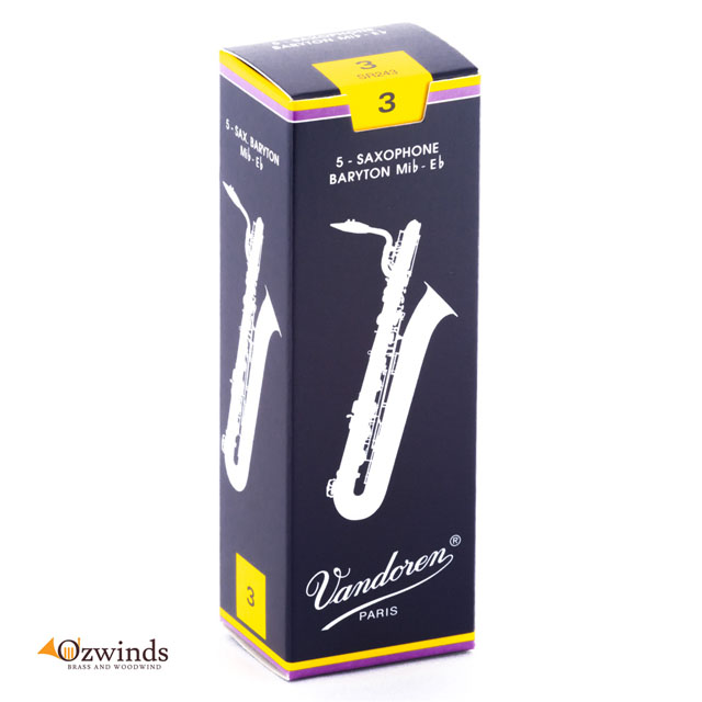 Vandoren Traditional Baritone Sax Reeds (Box of 5)