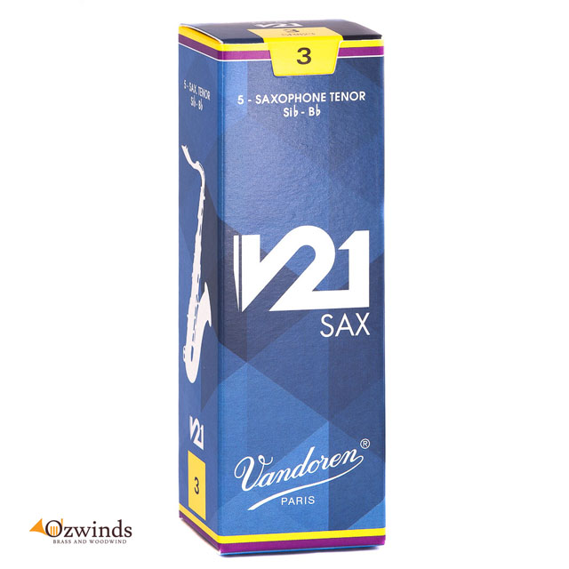 Vandoren V21 Tenor Saxophone Reeds - Box of 5