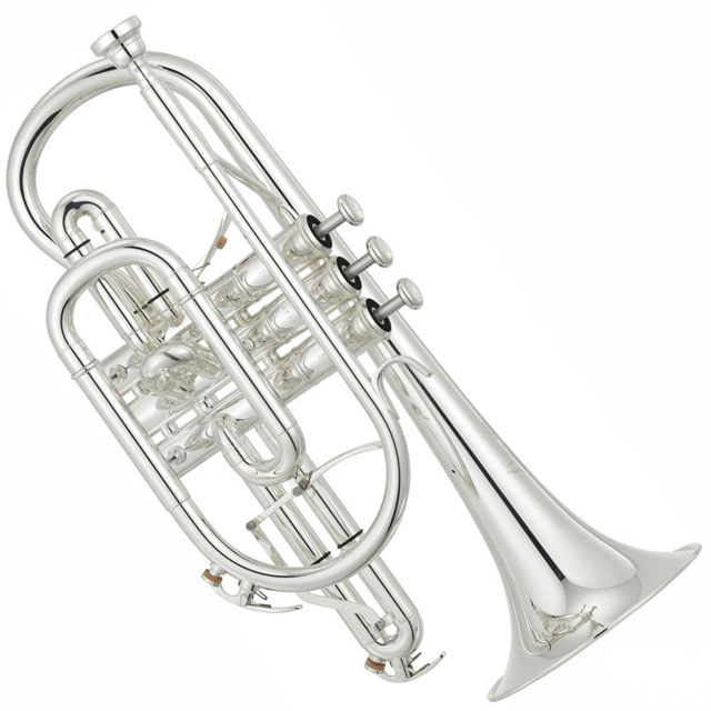 Yamaha YCR-8335GSII NEO B-flat Cornet (Silver Plated)