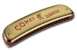 Hohner Comet Octave Tuned Harmonica - 20 Double Hole (40)