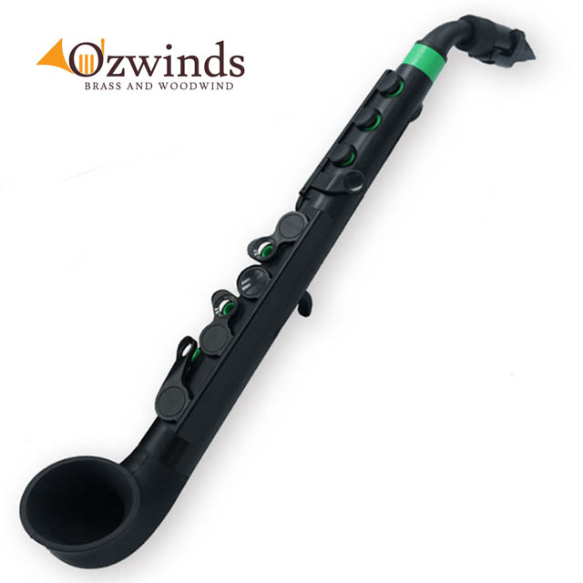 Nuvo jSax 2.0 Mini Saxophone, ABS, Green and Black