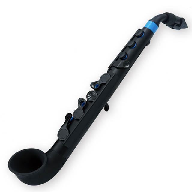 Nuvo jSax 2.0 Mini Saxophone, ABS, Blue and Black