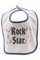 Baby Bib Rock Star Blue