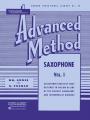 RUBANK ADVANCED METHOD SAXOPHONE VOL 1