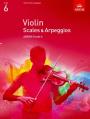 Abrsm Violin Scales & Arpeggios Gr 6 From 2012