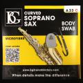 BG Curved Soprano saxophone Swab A33C