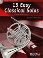 15 Easy Classical Solos Horn Bk/cd