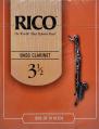 10 Rico Bass Clarinet Reeds Strength 3 1/2 (Old Packaging)