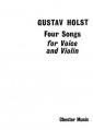 Holst 4 Songs High Voice & Violin