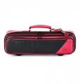 Gard 161-DMLP B-Foot and C-Foot Flute Case Cover - Black and Pink Dual Leather