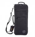 Gard 4-MCSK Compact Double Trumpet Gig Bag - Black Synthetic with Leather Trim