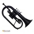 Zo Next Generation Plastic (ABS) Flugelhorn - Matte Black