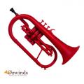 Zo Next Generation Plastic (ABS) Flugelhorn - Matte Racing Red