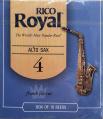 10 Rico Royal Alto Sax Reeds Strength 4 by D'Addario