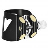 Vandoren Optimum Clarinet Ligature & Plastic Cap (Black)