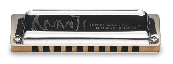 Suzuki MANJI Harmonica, 10 Hole Diatonic