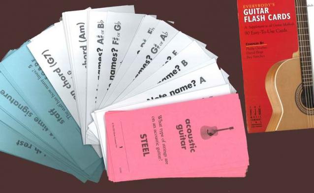 EVERYBODYS GUITAR FLASH CARDS