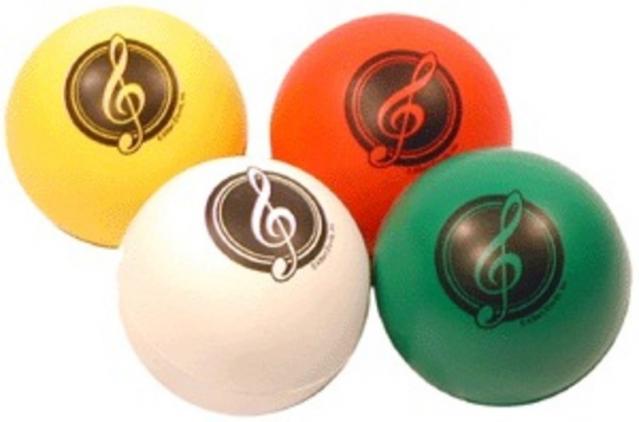 Stress Ball G Clef Assorted Colours