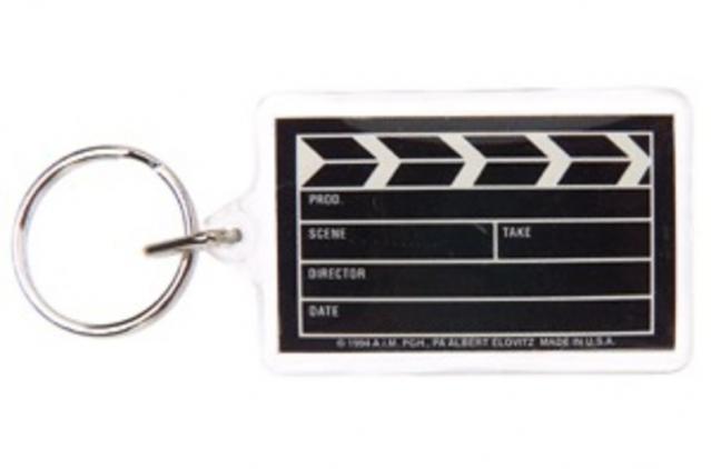 Keychain Acrylic Clapboard