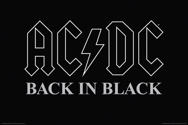 AC/DC - BACK IN BLACK - POSTER