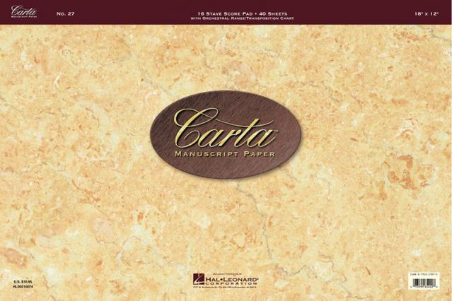 Carta Manuscript Pro 40shts 16st Sc/pad