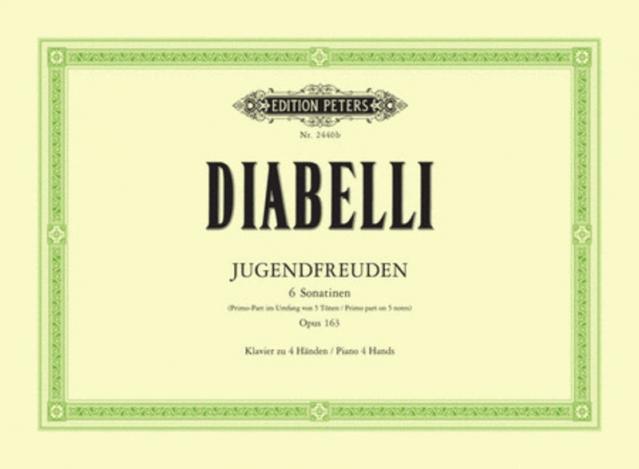 Diabelli - 6 Sonatinas Op 163 Piano Duet Pleasures Of Youth