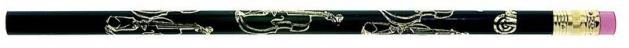 Pencil Violin Black & Gold