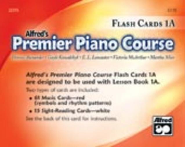 Premier Piano Course Flash Cards Level 1a