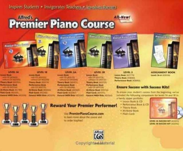 PREMIER PIANO COURSE LESSON 1A BK/CD UNIVERSAL EDITION