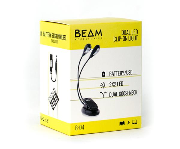 Beam Dual LED Clip-On Music Stand Light