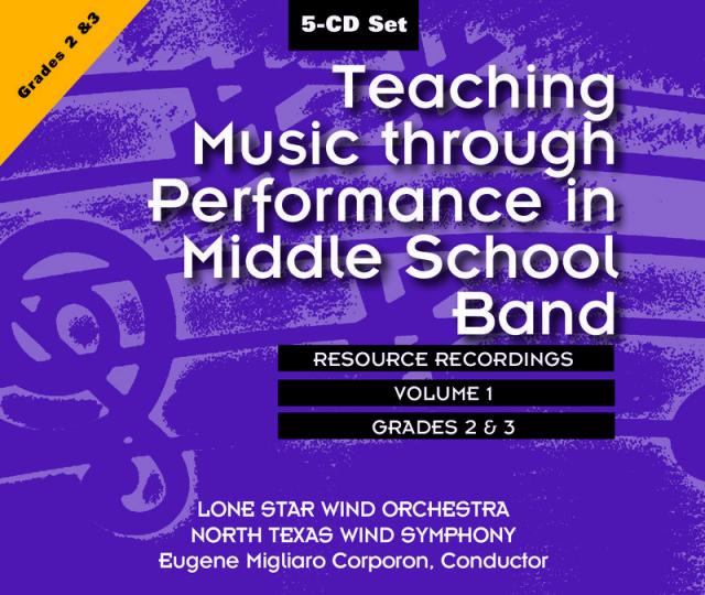 Teaching Music Through Perf Middle School Band Cd