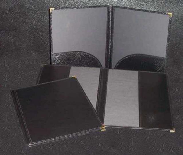 Choral Folder 9 X 12 Flat Pkt Black